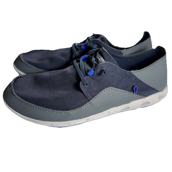 Columbia Boat Shoes Men's Wide Graphite/Blue Bahama Vent Loco Relax III Size 15 - Picture 1 of 8